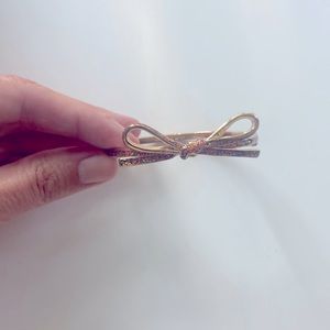 kate spade Gold Bow Rainbow Glitter Bracelet